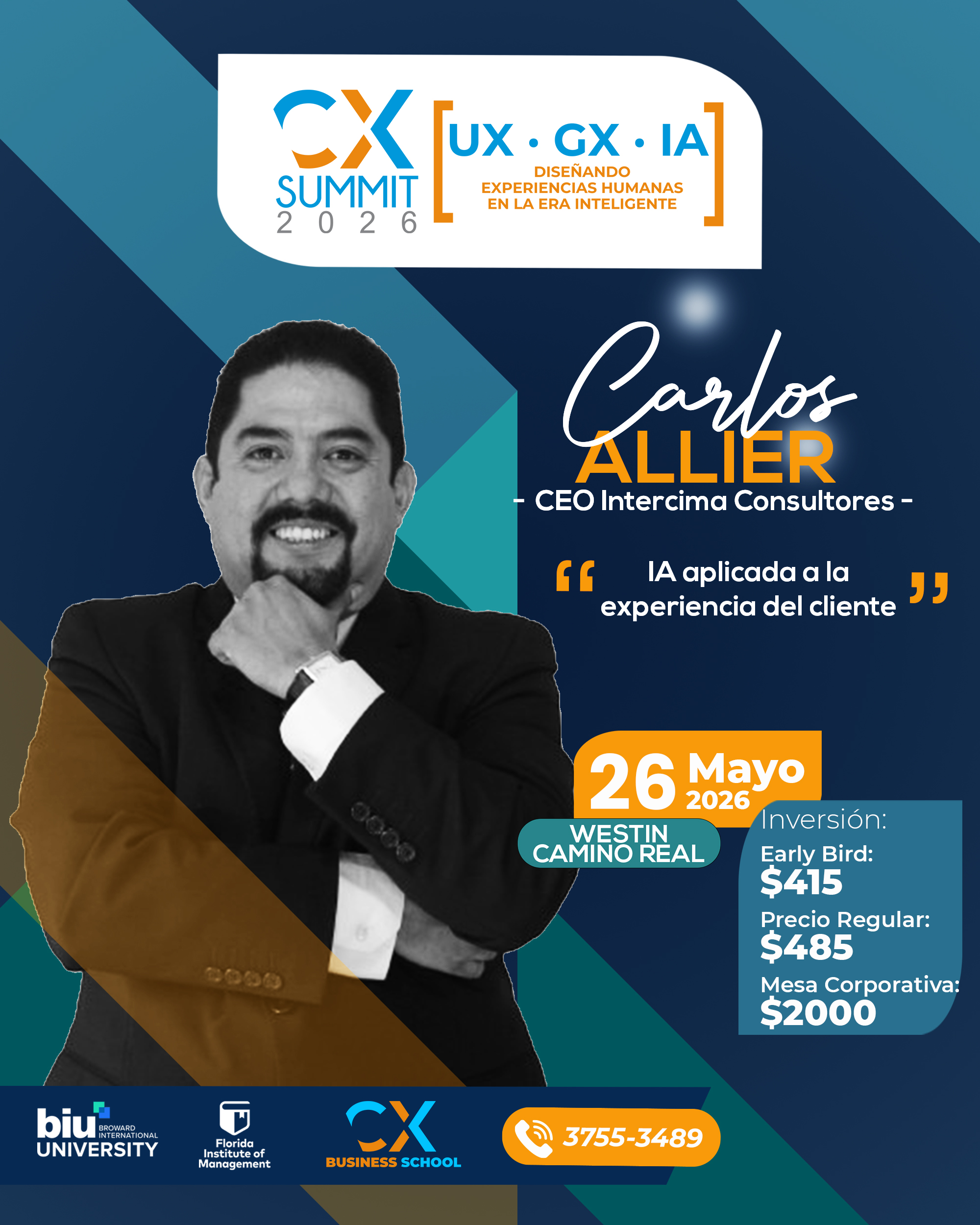 Arte promocional 3 del CX Summit 2026