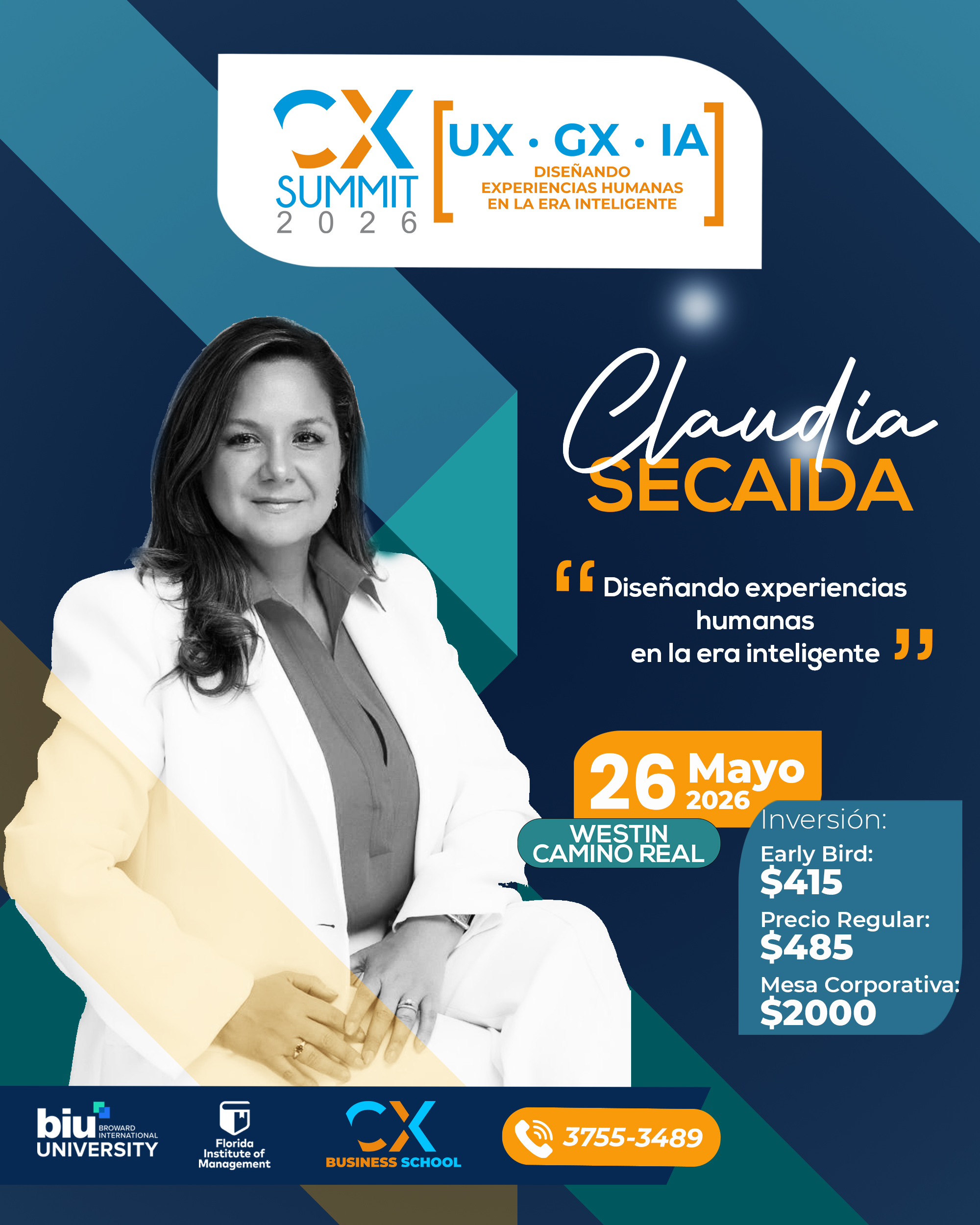 Arte promocional 1 del CX Summit 2026