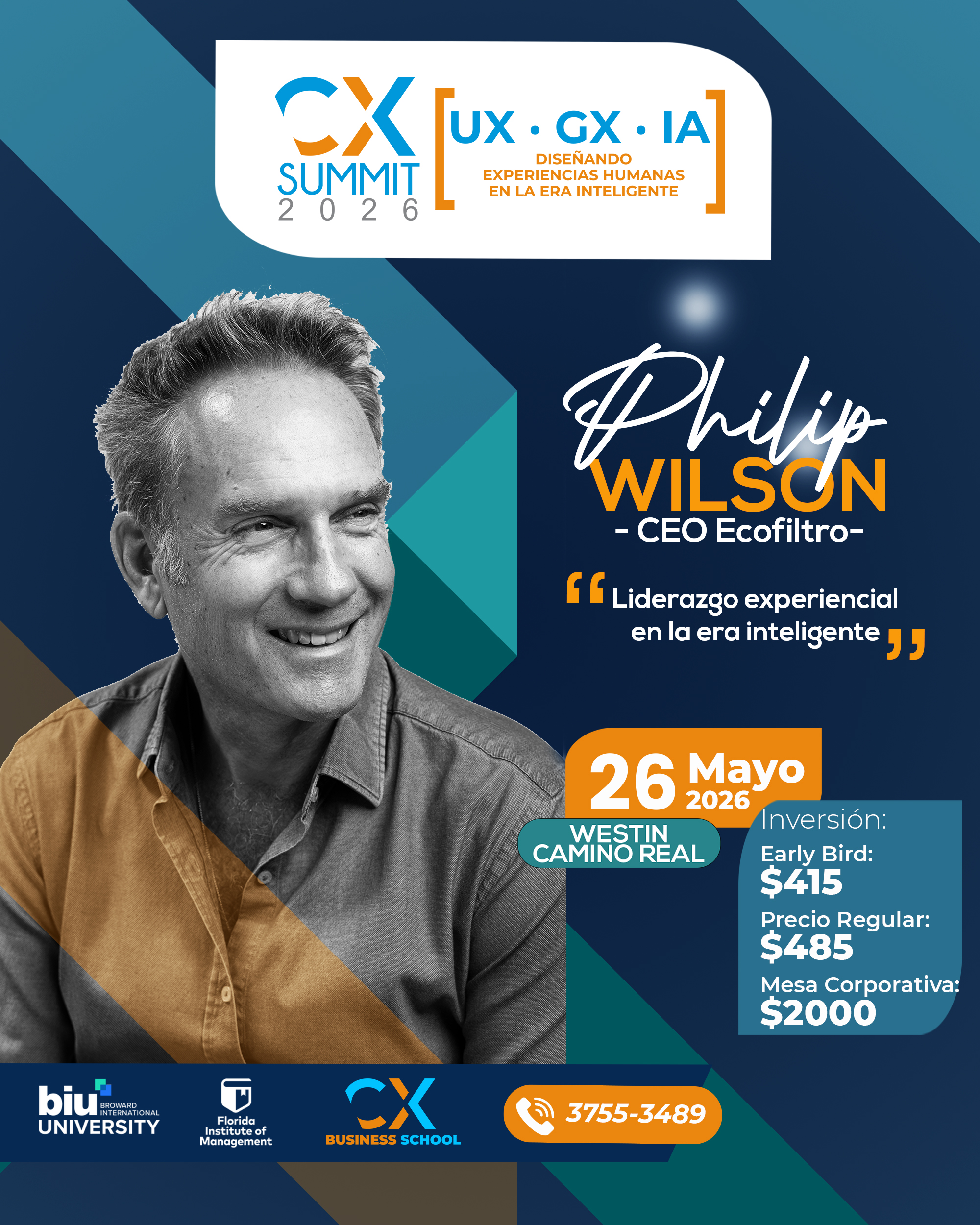 Arte promocional 4 del CX Summit 2026